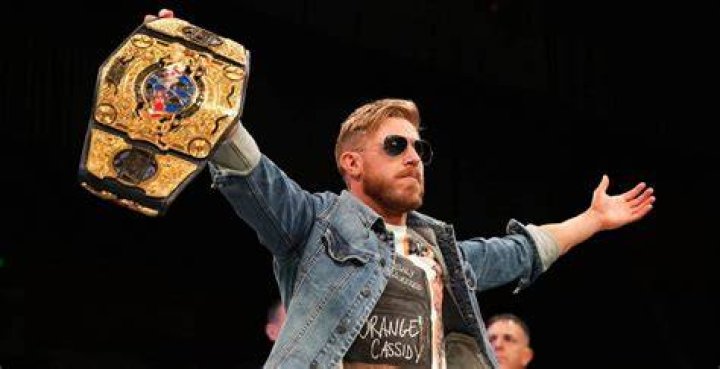 orange cassidy holding the all-atlantic title