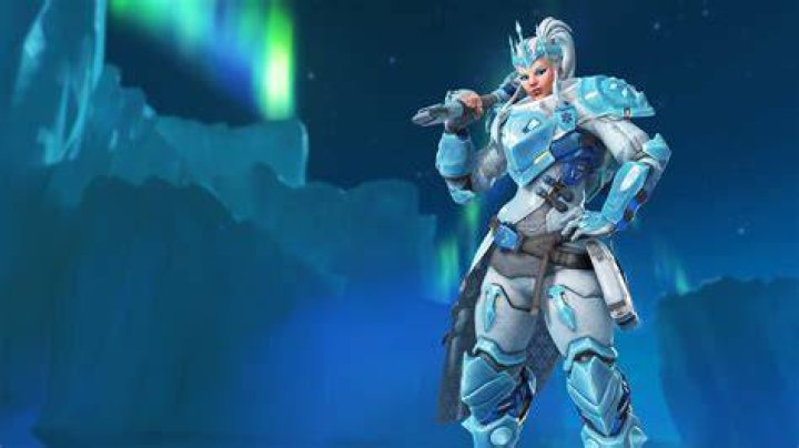 Overwatch crea el aspecto ben&eacute;fico Mercy rosa