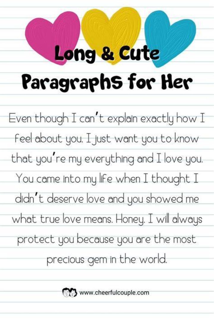 Paragraphs for her cute messages she s going to love Artofit