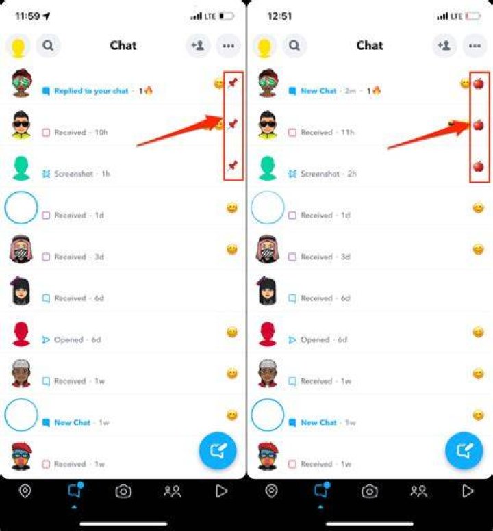 Pin on snapchat )