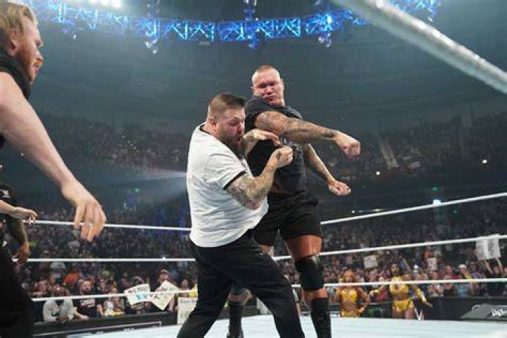 Randy Orton RKOs Kevin Owens