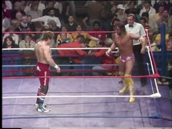 Randy Savage v Dynamite Kid Wrestling Classic Cropped