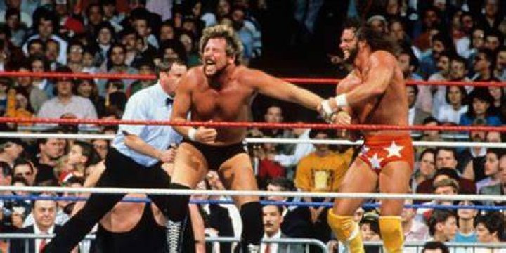 Randy Savage v Ted DiBiase WrestleMania 4 Cropped