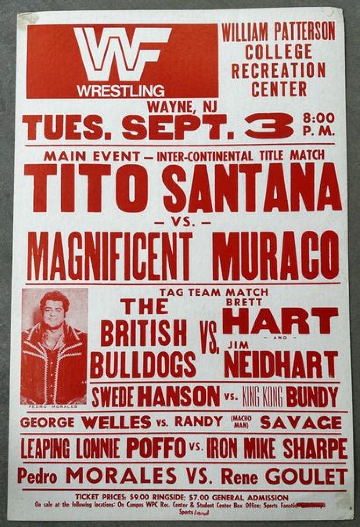 Randy Savage v Tito Santana WWE on MSG April 22 1986 Cropped