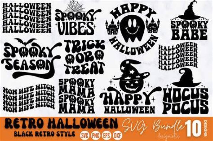 Retro Halloween Svg Design, the Most Spo Graphic by Sweet Princess
