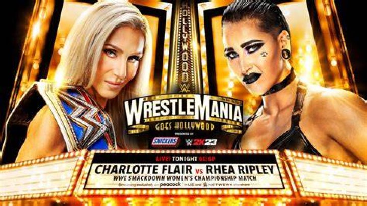 Rhea Ripley Vs. Charlotte Flair WrestleMania 39