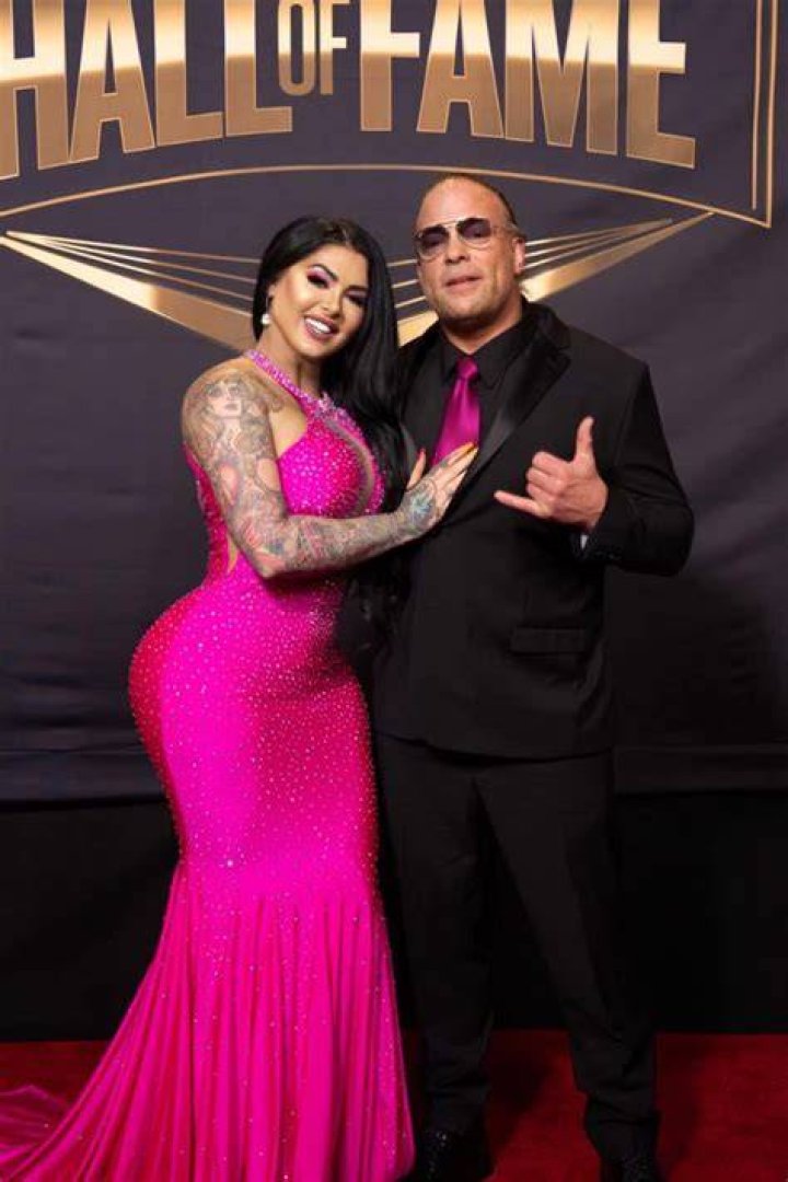 Rob Van Dam with Katie Forbes in Impact Wrestling
