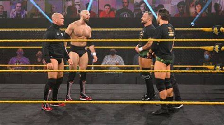 Roderick Strong knees Oney Lorcan in the head
