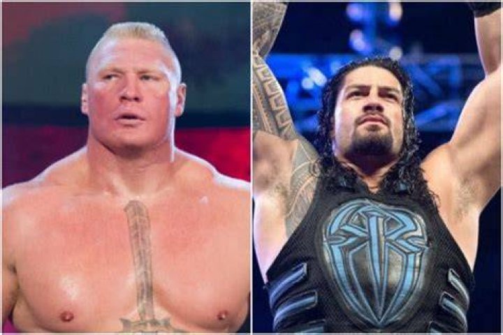 Roman Reigns Spears Brock Lesnar
