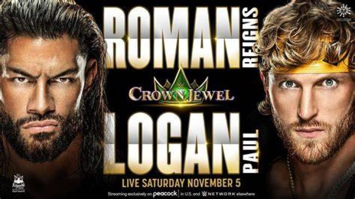 Roman Reigns v Logan Paul Crown Jewel 2022 Cropped-2