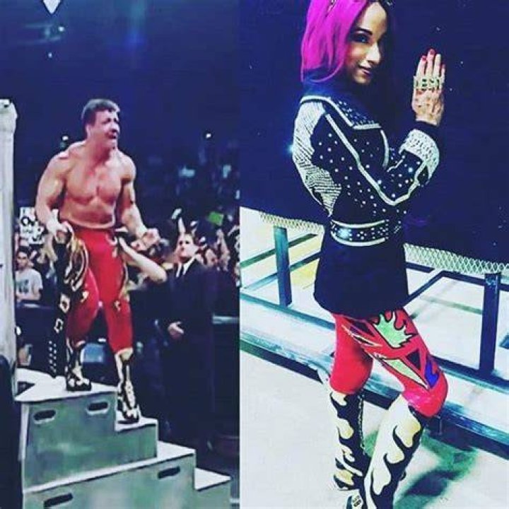 Sasha Banks Eddie Guerrero gear Cropped