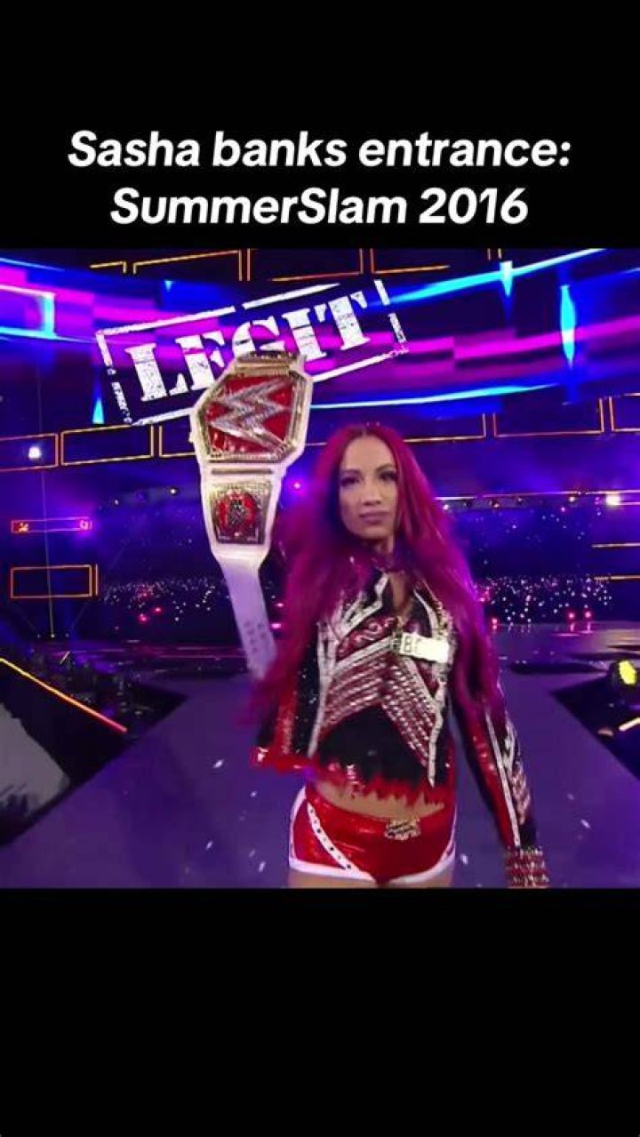 Sasha Banks SummerSlam entrance 