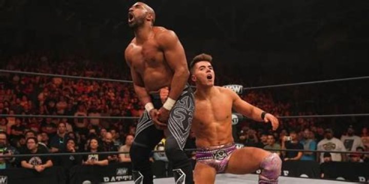 Scorpio Sky wrestles Sammy Guevara 