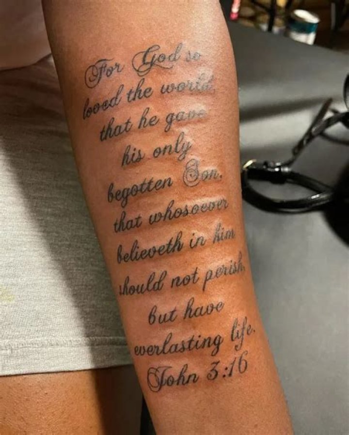 Scripture Tattoos Designs, Ideas and Meaning Tattoos For You