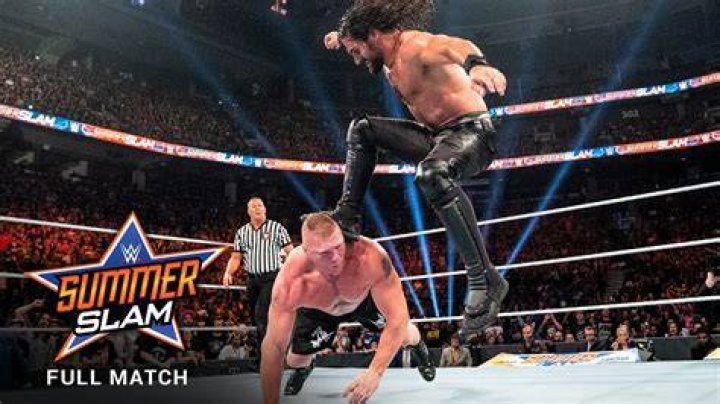 Seth Rollins vs. Brock Lesnar (WWE Battleground, 7/19/2015)