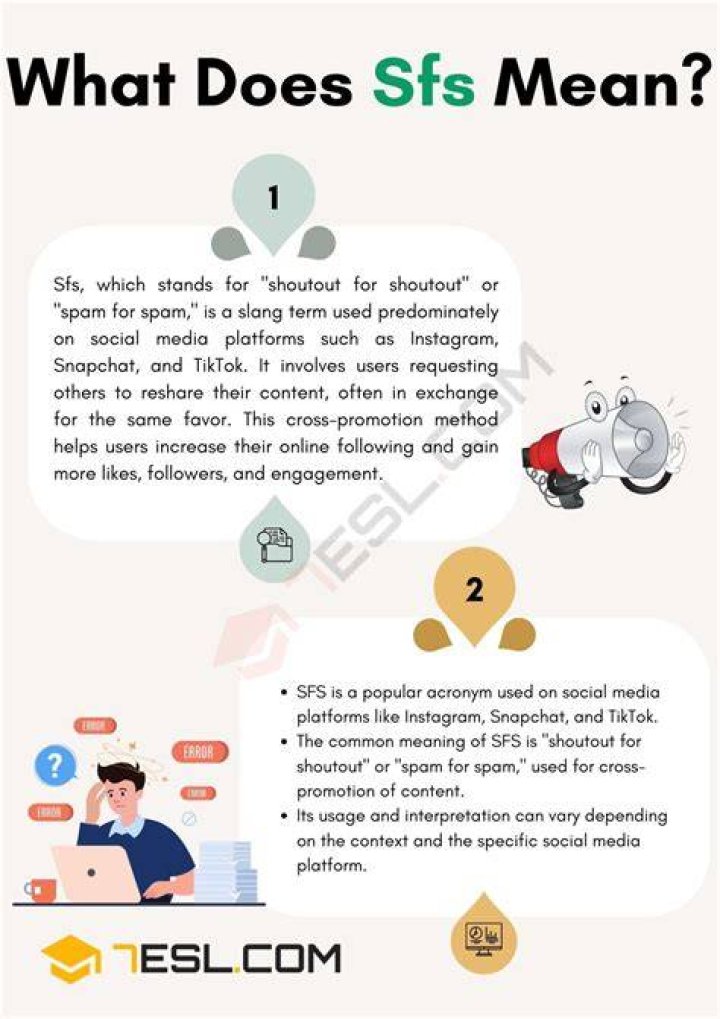 SFS Meaning: Understanding The Social Media Acronym And Its Applications