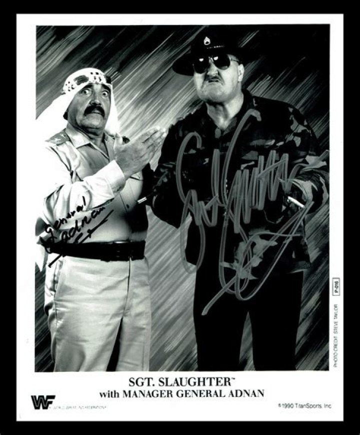 Sgt. Slaughter with General Adnan and The Iron Sheik