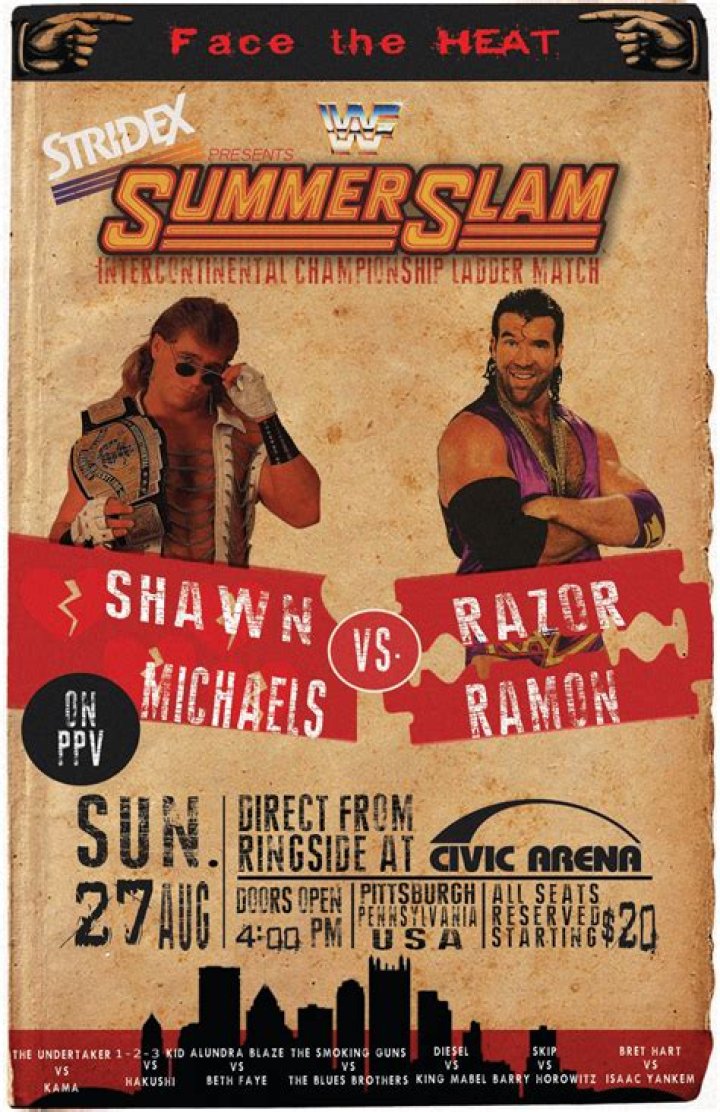Shawn Michaels v Razor Ramon WrestleMania 10 Cropped