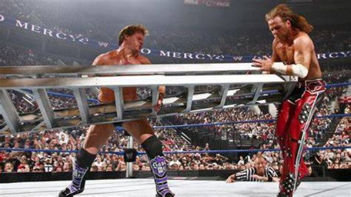 Shawn Michaels wrestles Chris Jericho at Great American Bash