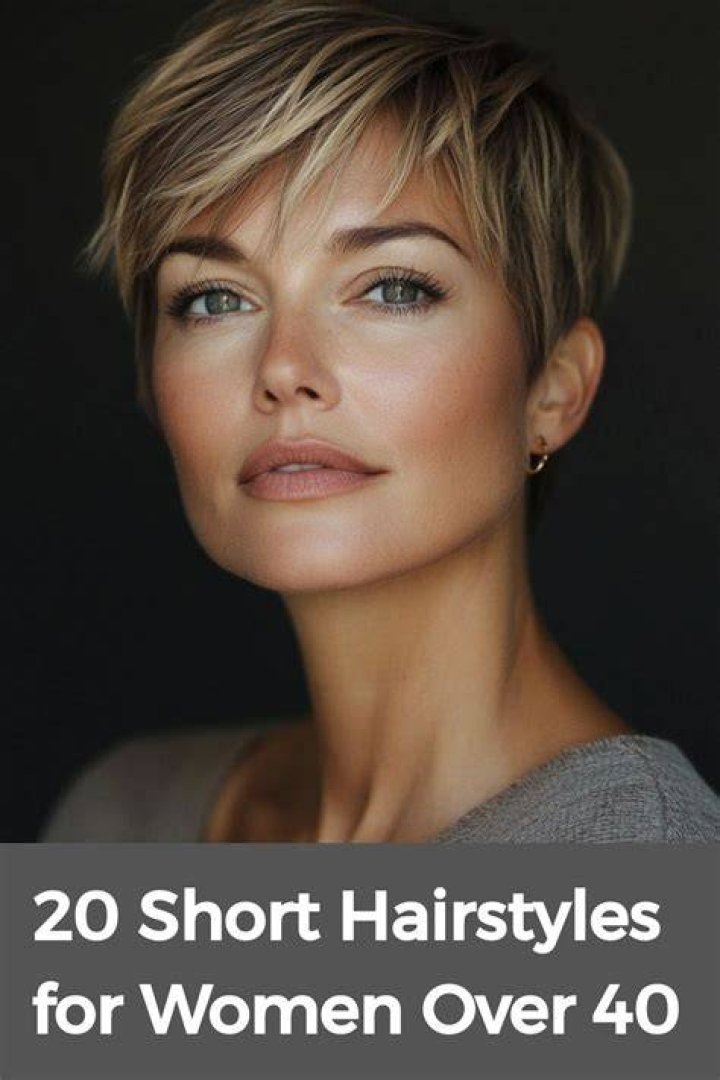 Short hairstyle for women. Bright colorful hair Blunt Haircut, Short
