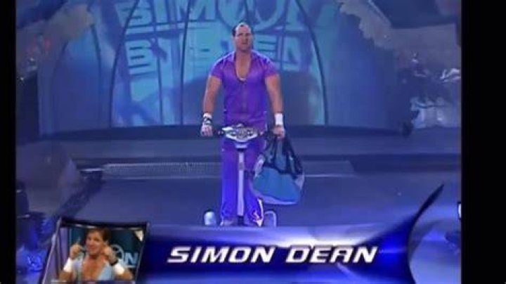 Simon Dean on purple