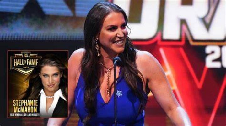 Stephanie McMahon falls into a mud bath 