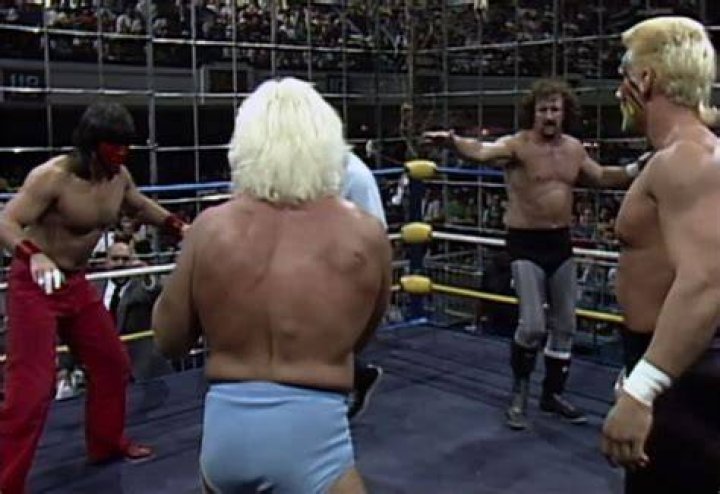 Sting and Flair vs Muta and Funk