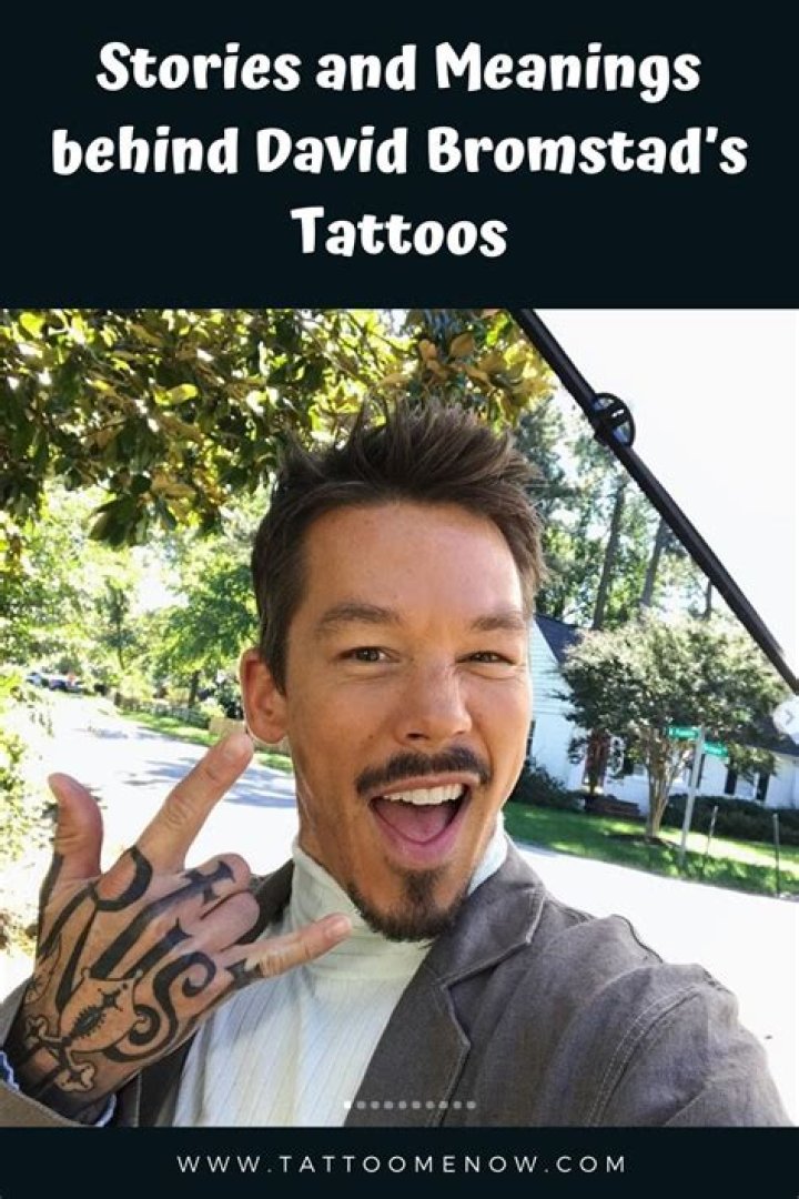 Stories and Meanings behind David Bromstad's Tattoos David Bromstad's