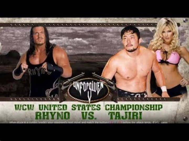 Tajiri v Rhyno Unforgiven 2001 Cropped