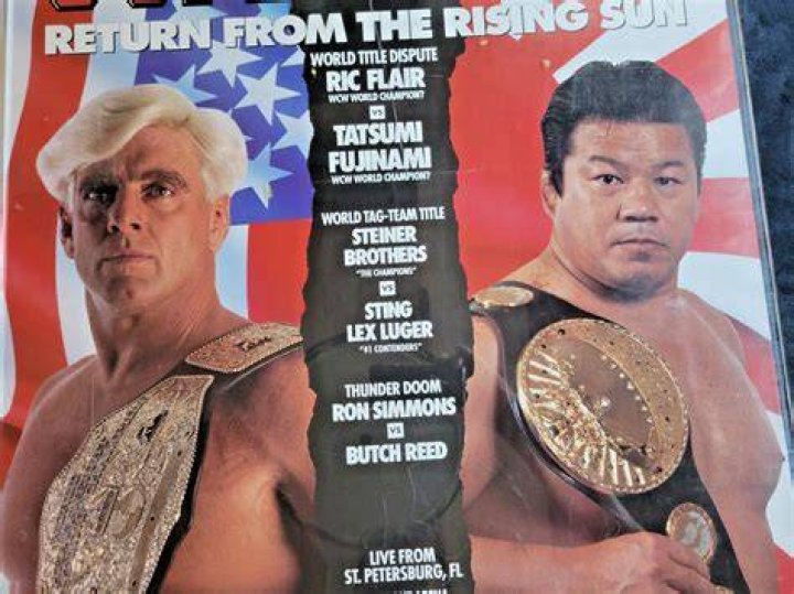 Tatsunami Fujinami Vs Ric Flair WCW SuperBrawl