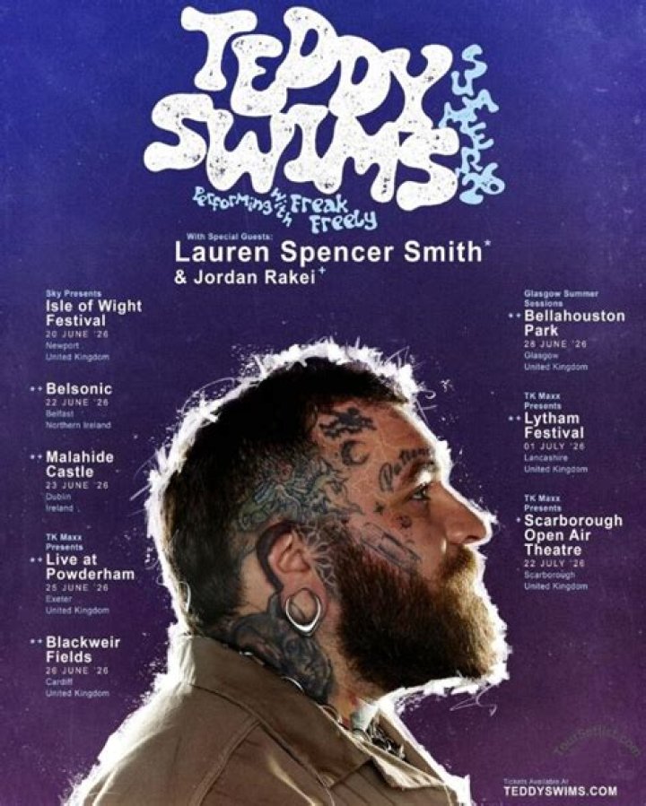Teddy Swims Tickets Teddy Swims Tour Dates & Concerts