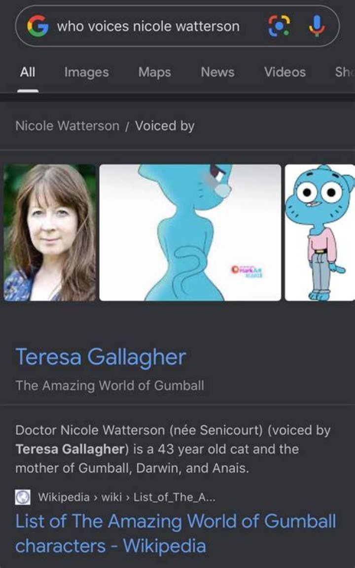 Teresa Gallagher as Nicole Watterson in The Amazing World of Gumball