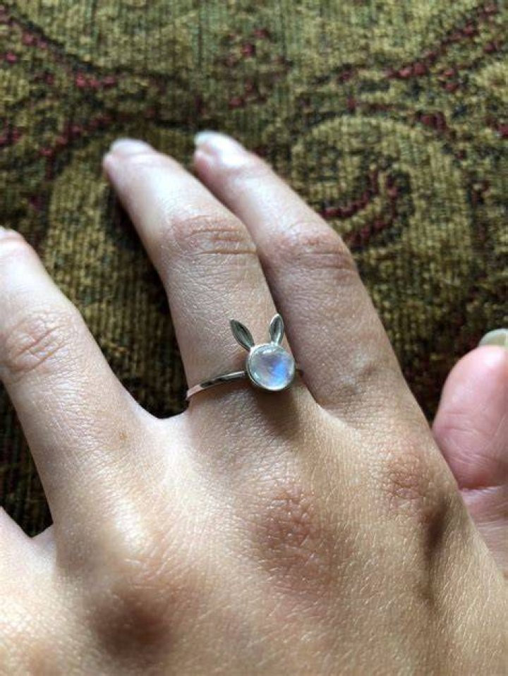 The Bunny inside the ring for AEW Cropped