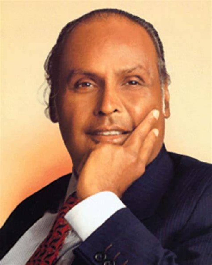 The legendary Dhirubhai Ambani