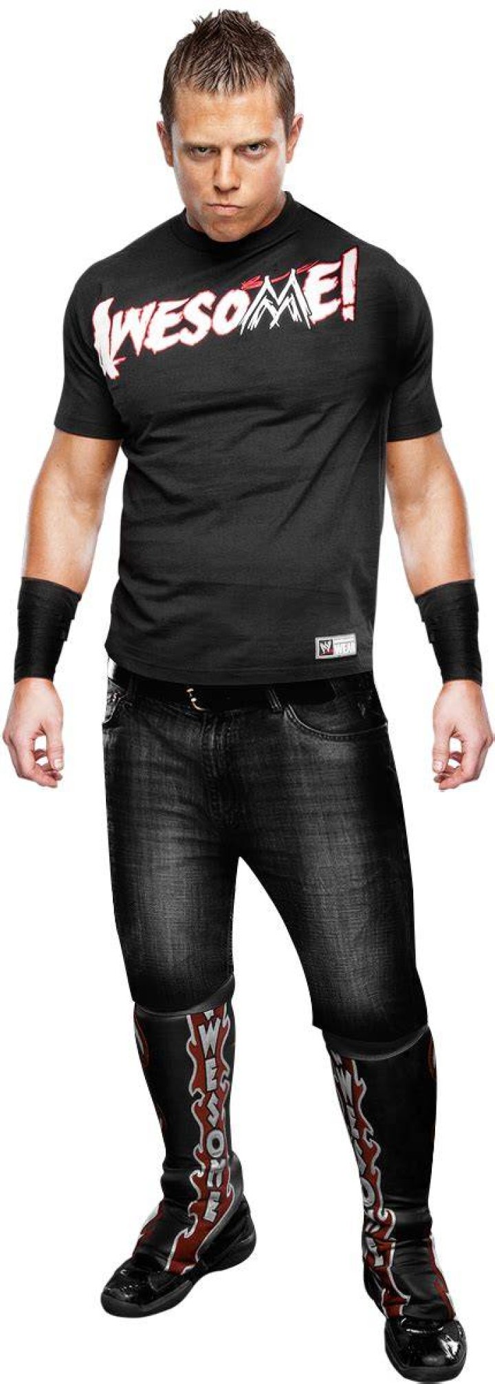 The Miz posing