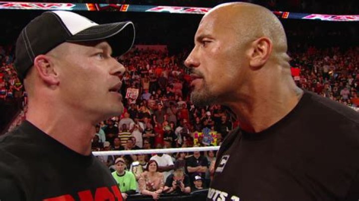 The Rock vs John Cena Wrestlemania 28