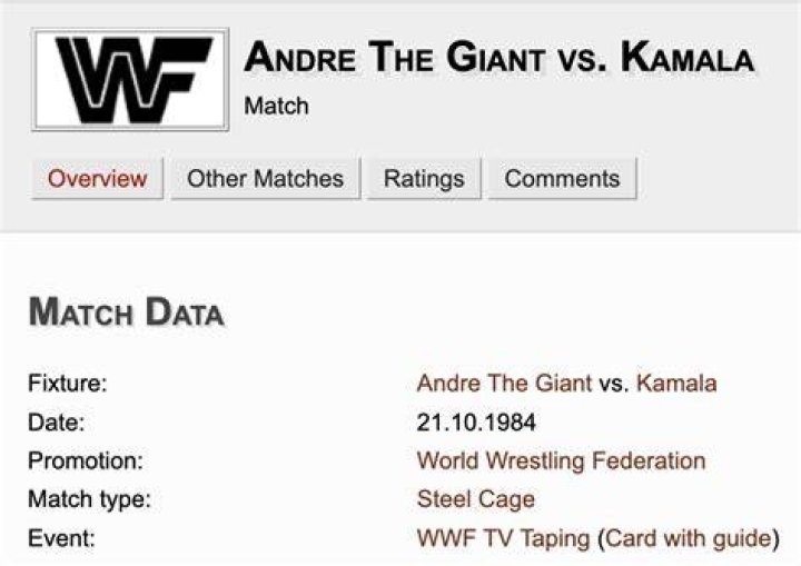 The Story Of Kamala Pulling A Gun On Andre The Giant, Explained