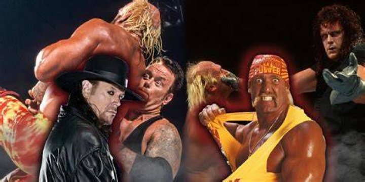 The Undertaker v Hulk Hogan Survivor Series 1991 Cropped