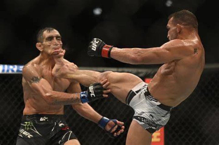 Tony Ferguson Throws A Punch