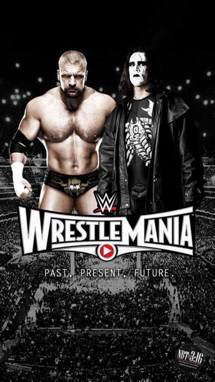 Triple H and Sting at Fastlane 2015
