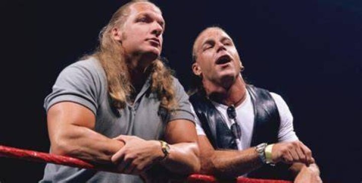 Triple H Shawn Michaels Backstage