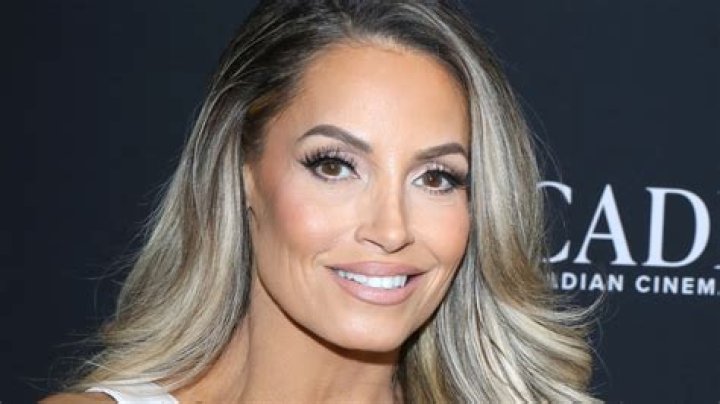 Trish Stratus cutting a promo.