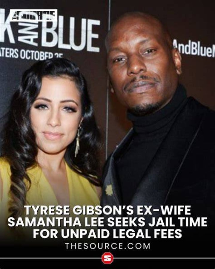Tyrese To Pay ExWife Samantha Lee 10K Monthly Child Support, Divorce