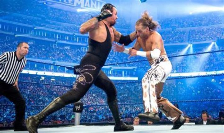 Undertaker v Shawn Michaels Royal Rumble 1998 Cropped
