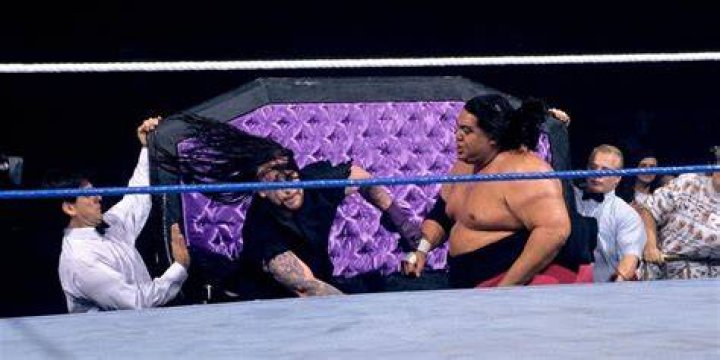 Undertaker v Yokozuna Survivor Series 1994 Cropped