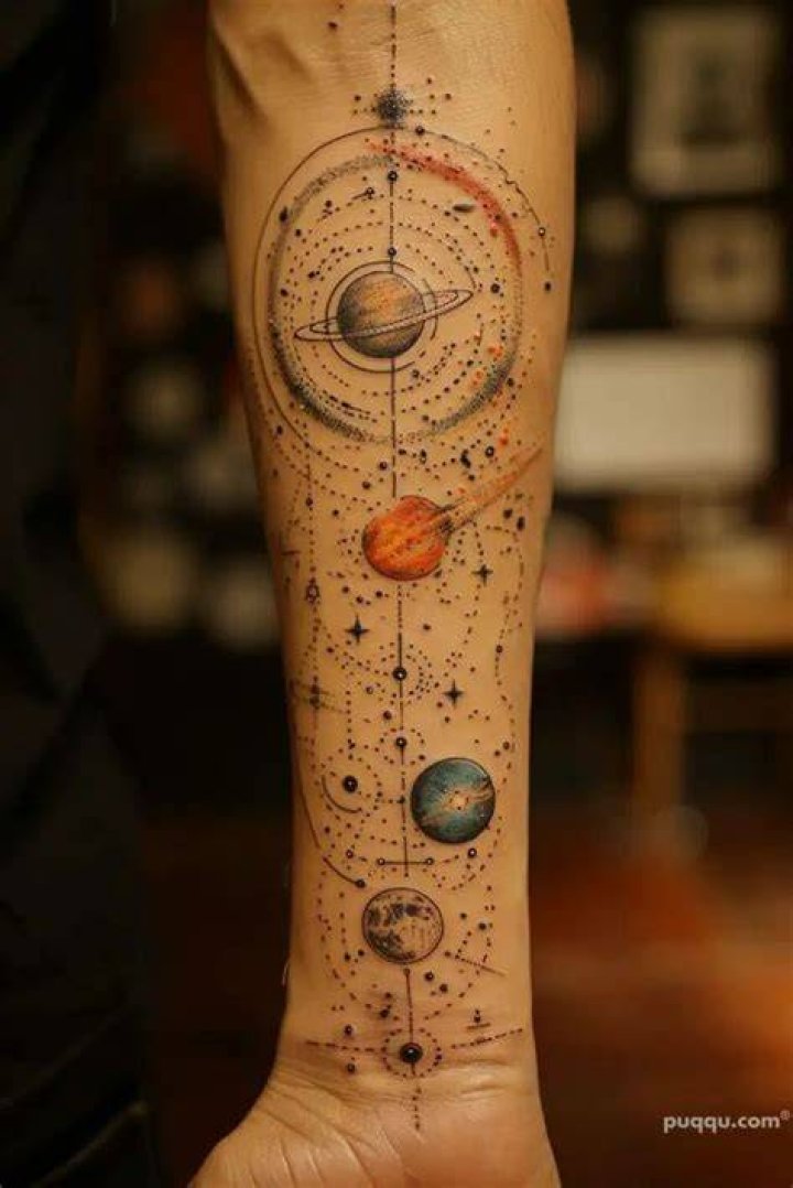 Unveiling The Cosmic Beauty Of Planet Tattoos: A Comprehensive Guide