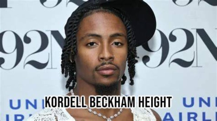 Unveiling The Height Of Kordell Beckham How Tall Is He Really?
