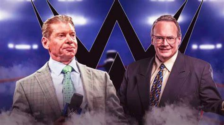 Vince McMahon and Jim Cornette announcing.