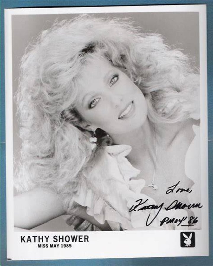 Vintage 1985 May Playboy Kathy Shower Centerfold Boy Etsy Canada