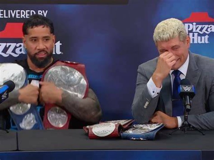 Were Jey Uso and Cody Rhodes Drunk During Their WWE Fastlane Media Scrum?